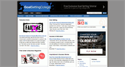 Desktop Screenshot of goal-setting-college.com